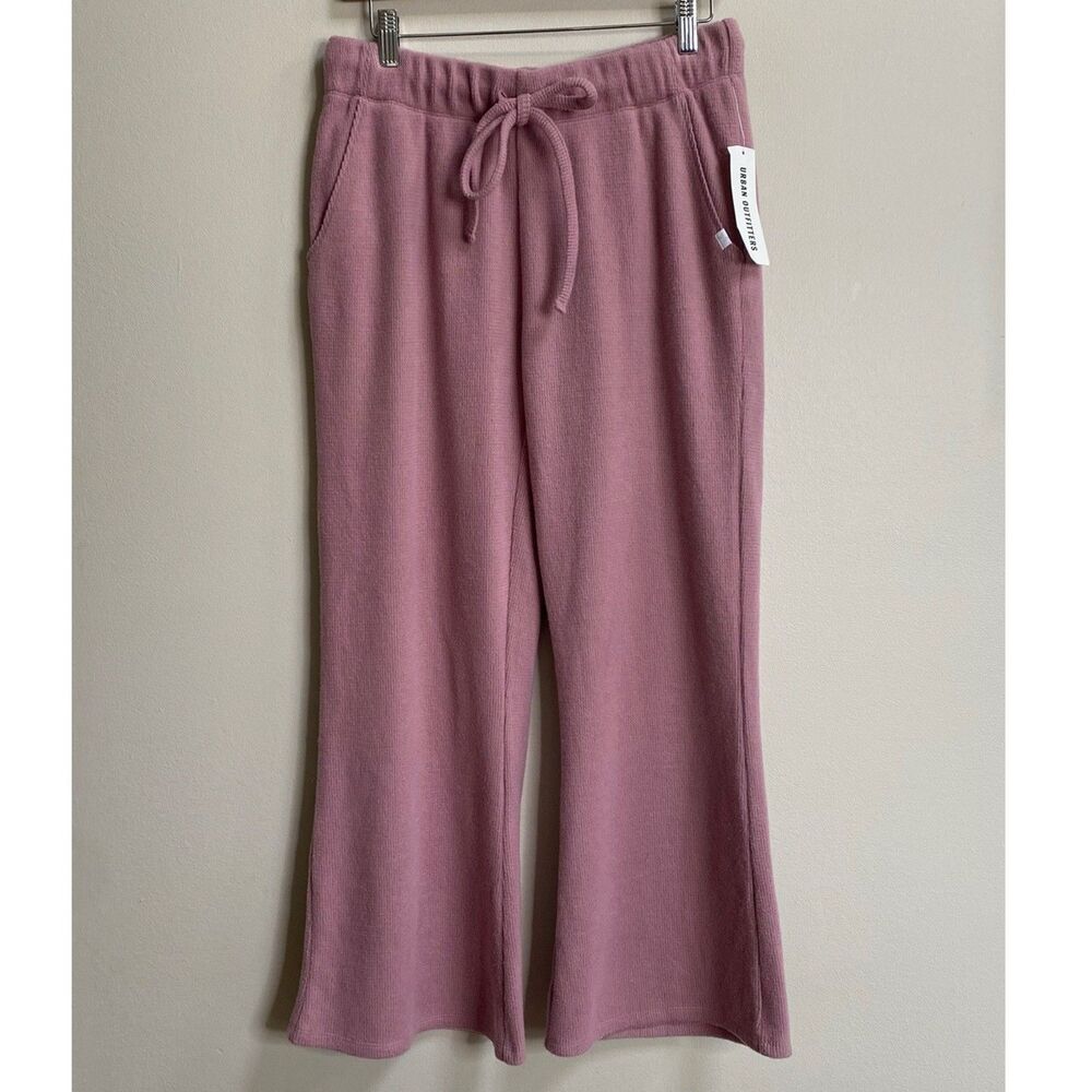 Urban Outfitters Out From Under Mauve Knit Flared Leg Lounge Pants Large - Picture 2 of 13